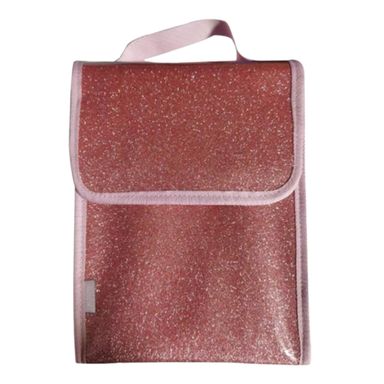 Lonchera Miniso Serie Moon & Stars Glitter Rosa