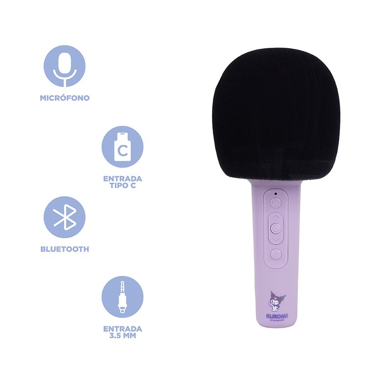 Microfono-y-Bocina-Inalambrico-Mod-Au071-Kuromi-Serie-Sanrio-3-25375