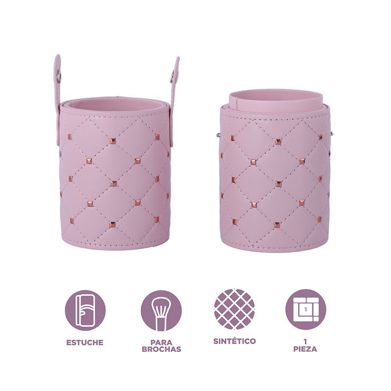Organizador-Plastico-para-Brochas-de-Maquillaje-con-Patron-de-Diamantes-L-Rosa-4-25365