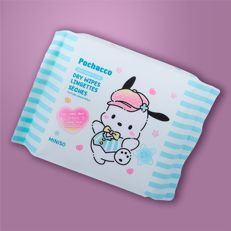 Toallitas-Secas-con-Textura-de-Grano-de-Perla-Pochacco-Serie-Sanrio-25-Toallitas-2-25123