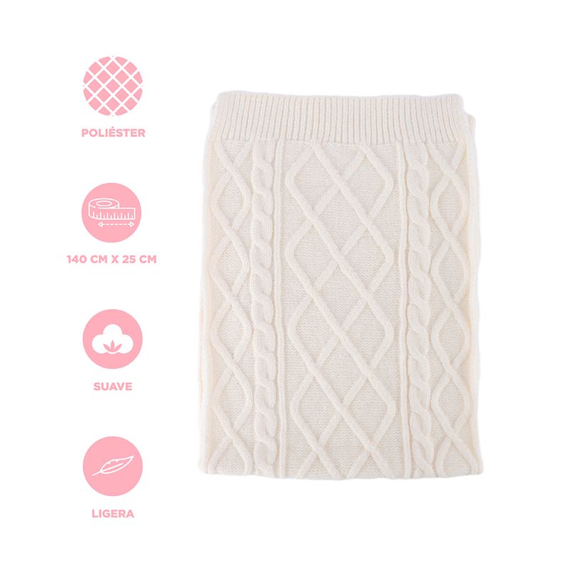 Bufanda-con-Dise-o-de-Grecas-Serie-Miniso-Blanco-3-25360