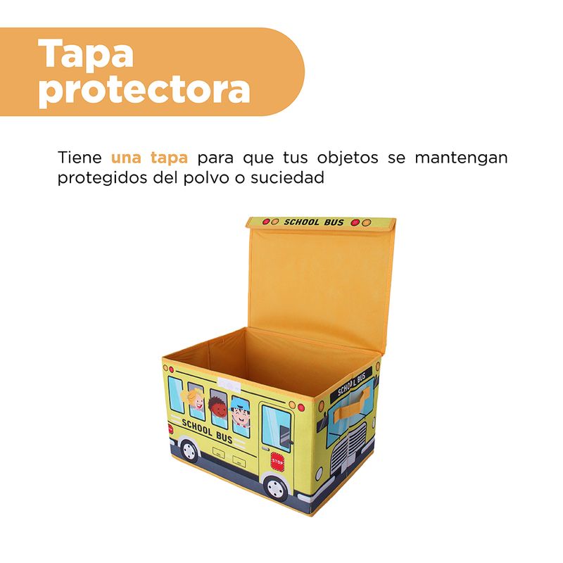 Organizador-de-Tela-para-Almacenamiento-Grande-con-Tapa-Serie-Miniso-Amarillo-5-25145