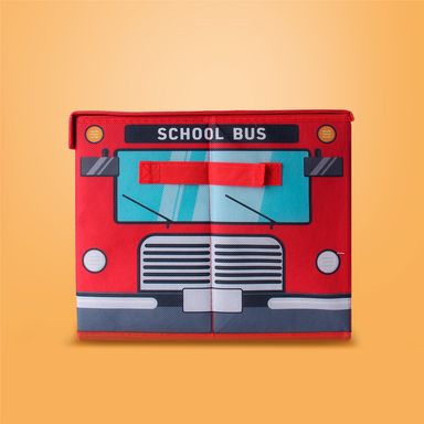 Organizador de Tela para Almacenamiento Grande con Tapa Serie Miniso Rojo