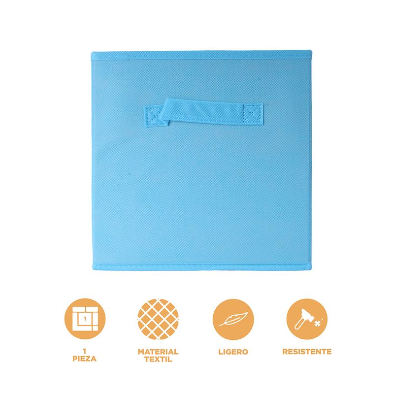 Organizador-de-Tela-para-Almacenamiento-Cuadrada-Serie-Rainbow-Azul-3-25148