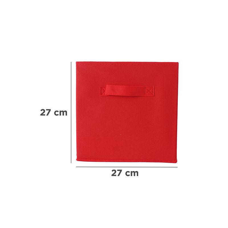 Organizador-de-Tela-para-Almacenamiento-Cuadrada-Serie-Rainbow-Rojo-5-25150