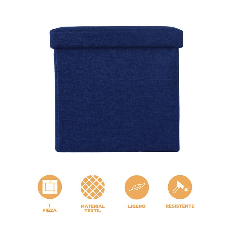 Organizador-de-Tela-para-Almacenamiento-Plegable-Cuadrada-Azul-3-25298