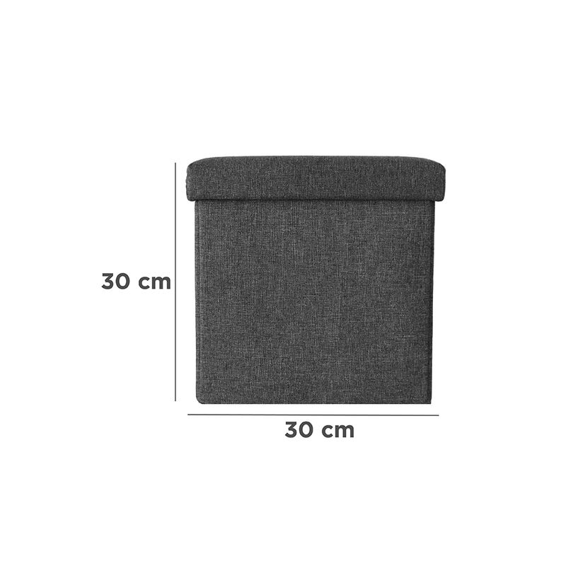 Organizador-de-Tela-para-Almacenamiento-Plegable-Cuadrada-Gris-6-25299