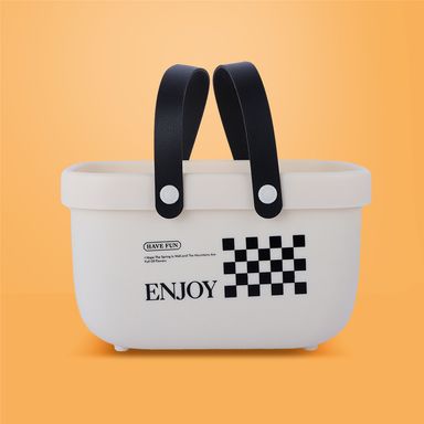 Organizador Plastico de Cesta para Baño