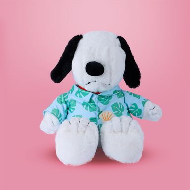 Peluche Sentado con Camisa de 12In Serie Snoopy