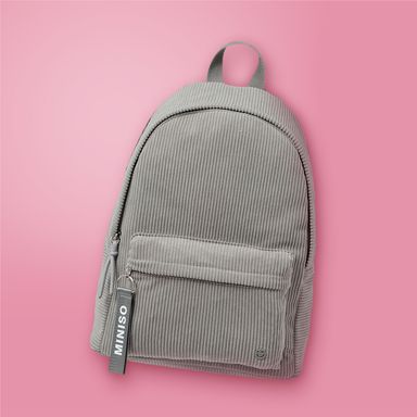 Maleta de Pana Serie Miniso Gris