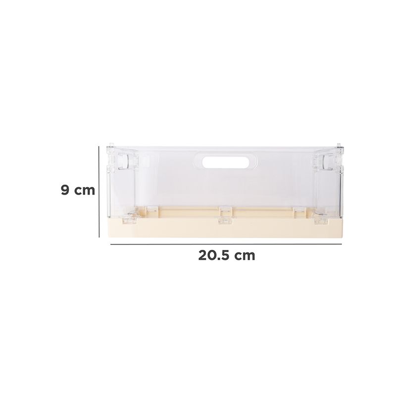 Organizador-Plastico-Plegable-con-Asa-Peque-o-Serie-Macaron-Beige-6-25294