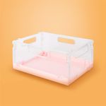 Organizador-Plastico-Plegable-con-Asa-Peque-o-Serie-Macaron-Rosa-2-25295