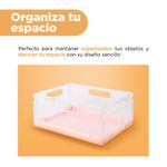 Organizador-Plastico-Plegable-con-Asa-Peque-o-Serie-Macaron-Rosa-4-25295