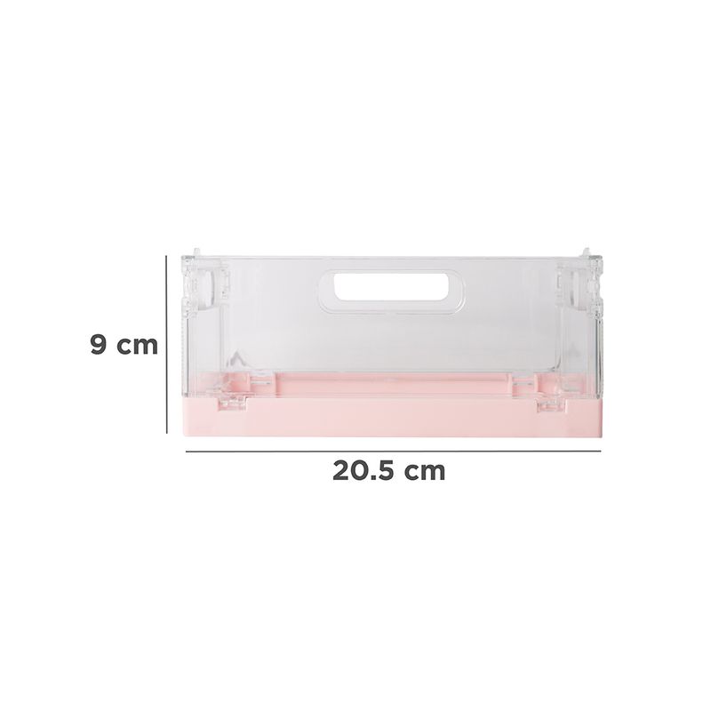 Organizador-Plastico-Plegable-con-Asa-Peque-o-Serie-Macaron-Rosa-6-25295