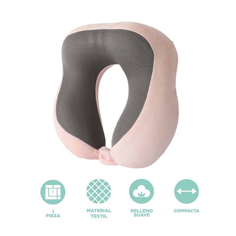 Almohada-de-Viaje-para-el-Cuello-de-Espuma-Viscoelastica-Serie-Miniso-Rojo-3-25334