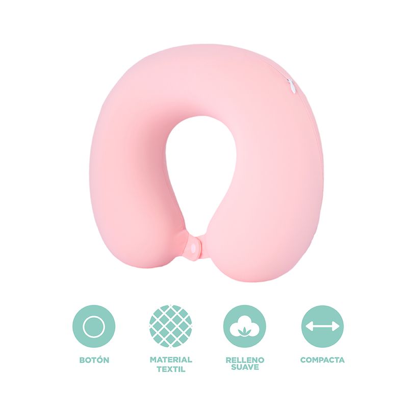 Almohada-de-Viaje-para-el-Cuello-de-Espuma-Viscoelastica-Rosa-3-25275