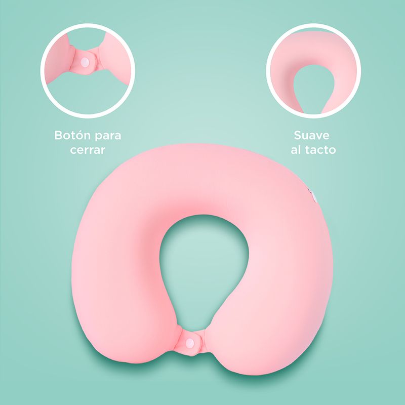 Almohada-de-Viaje-para-el-Cuello-de-Espuma-Viscoelastica-Rosa-5-25275