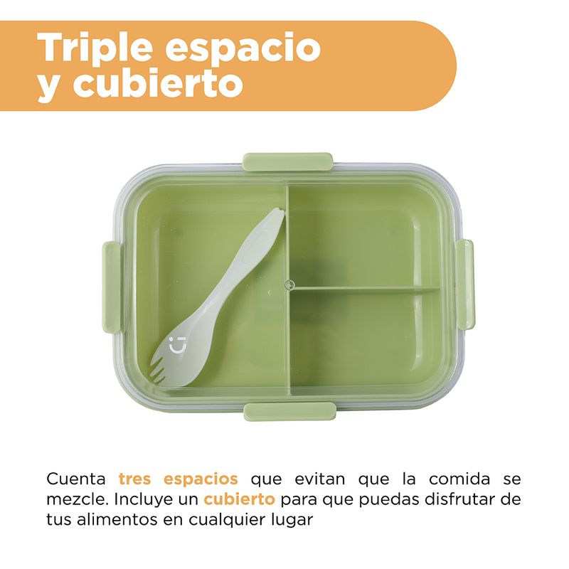Contenedor-de-3-Compartimentos-con-Cuchara-1350-Ml-Verde-5-25344