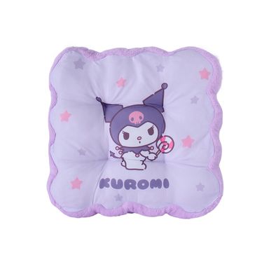 Cojin Estampado Kuromi Serie Sanrio Morado