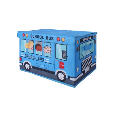 Organizador de Tela para Almacenamiento Grande con Tapa Serie Miniso Azul