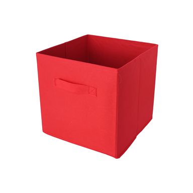 Organizador de Tela para Almacenamiento Cuadrada Serie Rainbow Rojo