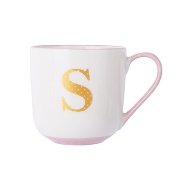 Taza de Ceramica 430 Ml Serie Miniso Rosa