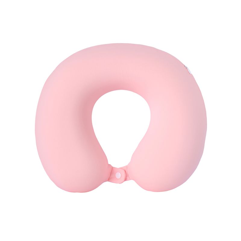 Almohada-de-Viaje-para-el-Cuello-de-Espuma-Viscoelastica-Rosa-1-25275