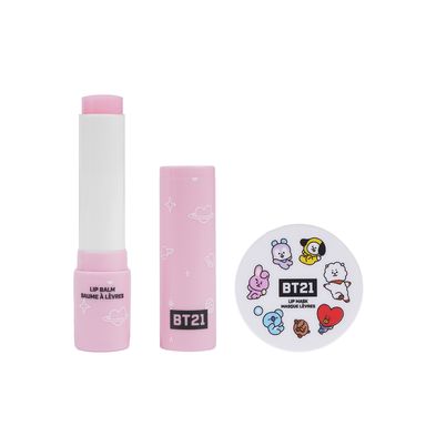 Set de Cuidado Balsamo labial Hidratante con Color BT21