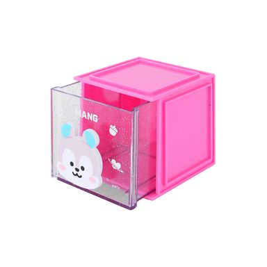Organizador Plastico forma Cubo Pequeño de la Mang Colección BT21