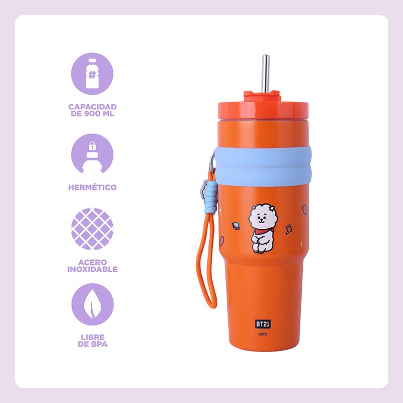 Termo-de-Acero-Doble-Pared-con-Funda-y-Pitillo-900Ml-Rj-Serie-Bt21-3-25491