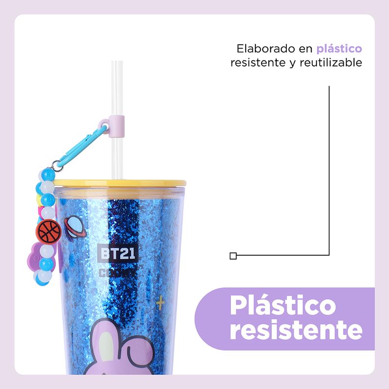 Vaso-Plastico-de-Doble-Pared-con-Pitillo-800-Ml-Cooky-Serie-Bt21-6-25489