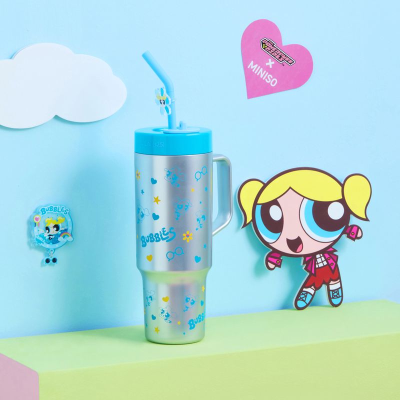 Vaso-Plastico-con-Pitillo-de-1250-Ml-Serie-Las-Chicas-Superpoderosas-Azul-2-25547