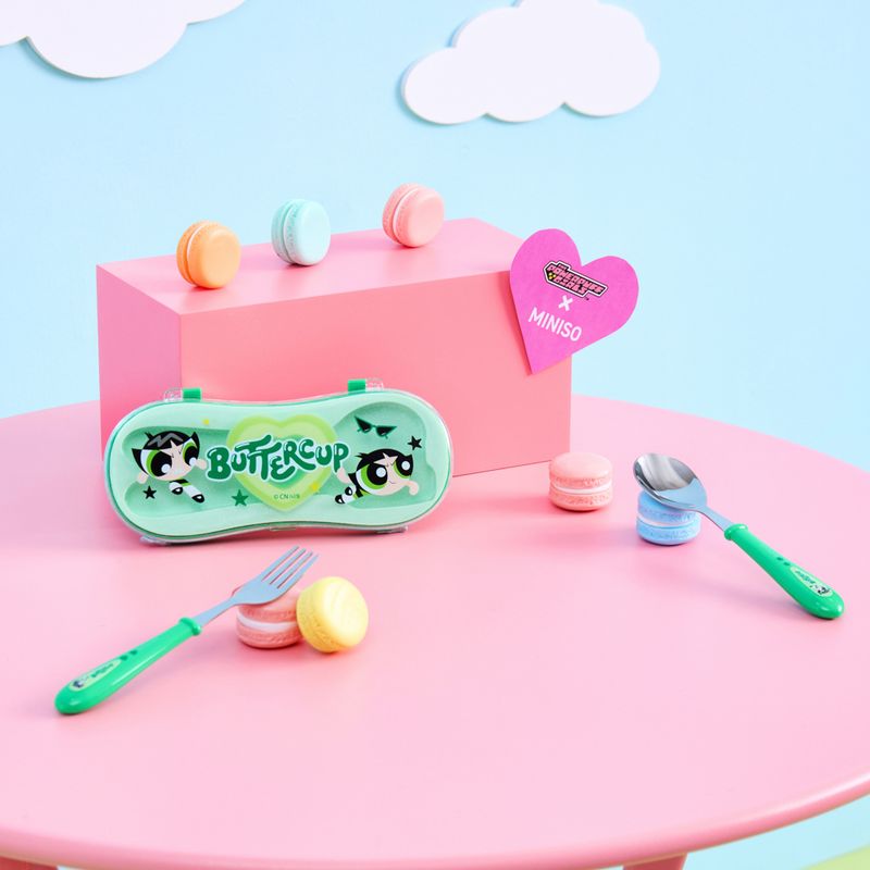 Juego-de-Cubiertos-Tenedor-y-Cuchara-Serie-Las-Chicas-Super-Poderosas-Verde-2-25513