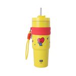 Termo-de-Doble-Pared-con-Funda-y-Pitillo-900-Ml-Tata-Serie-Bt21-Amarillo-1-25496