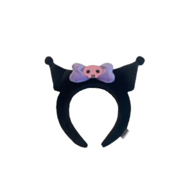 Diadema de Felpa Kuromi Serie Sanrio