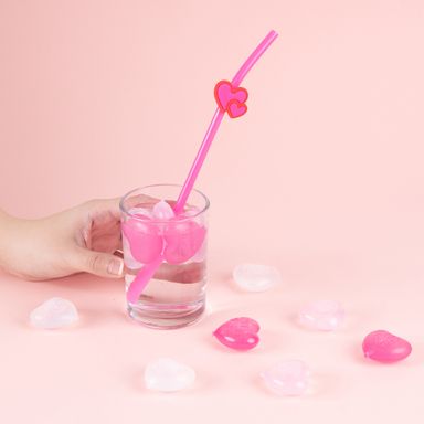 Molde Reutilizables para Cubos de Hielo Serie Cherry Valentine 12 Uds