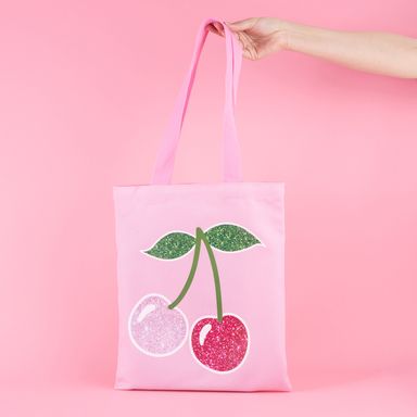 Bolsa para Compras Miniso Serie Cherry Valentine Rosa