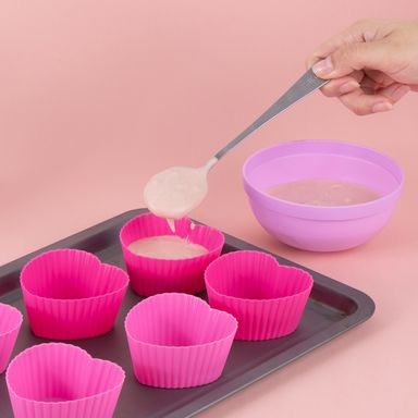 Moldes para Pasteles Forma de Corazon Serie Cherry Valentine 9 Piezas