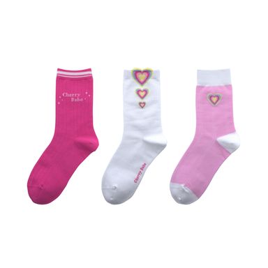 Medias Serie Cherry Valentine 3 Pares