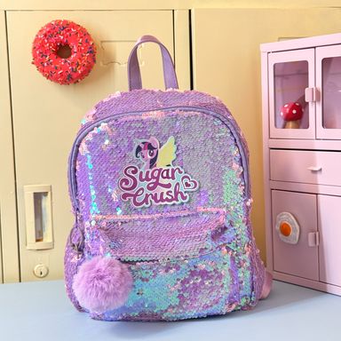 Maleta de Lentejuelas Serie My Little Pony Morado