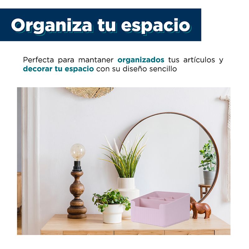 Organizador-para-Escritorio-con-Secciones-Divididas-Serie-Miniso-Rosa-5-25791