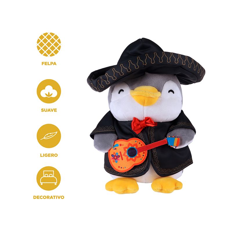 Peluche-Mini-Pen-con-Disfraz-de-Mariachi-9In-Serie-Mini-Family-4-25792