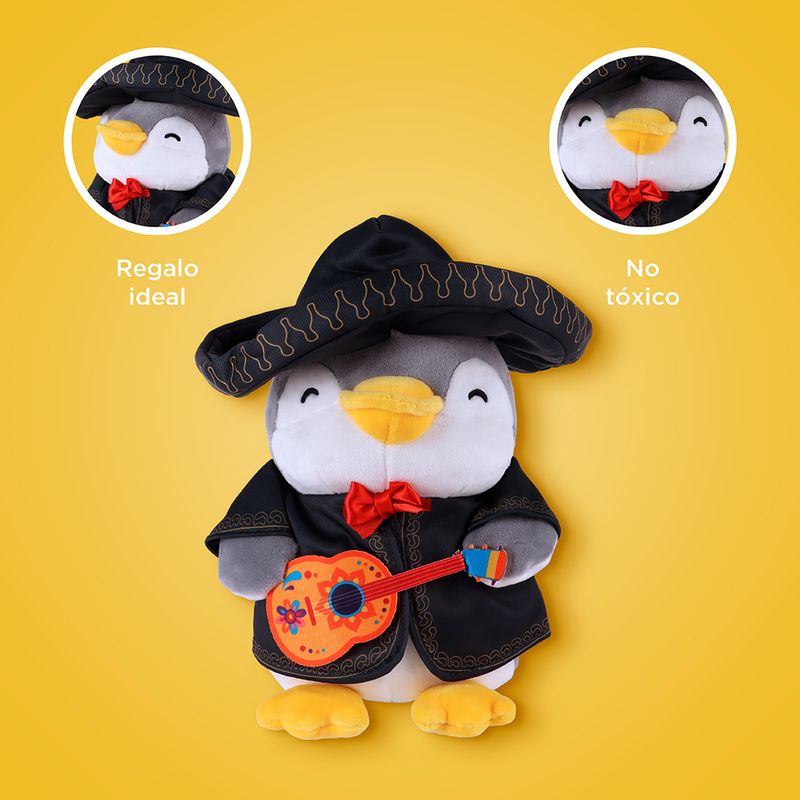 Peluche-Mini-Pen-con-Disfraz-de-Mariachi-9In-Serie-Mini-Family-6-25792