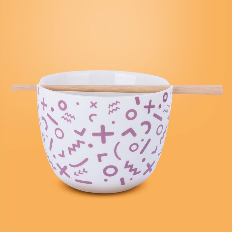 Tazon-de-Ceramica-con-Palillos-1150Ml-Serie-Miniso-Morado-2-25650