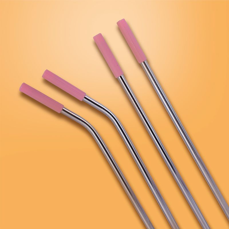 Pitillos-de-Acero-Inoxidable-con-Silicona-Serie-Miniso-Rosa-2-25790