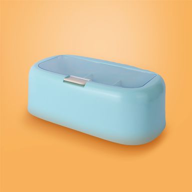 Organizador Plastico a Prueba de Polvo Serie Miniso Azul y Rosa