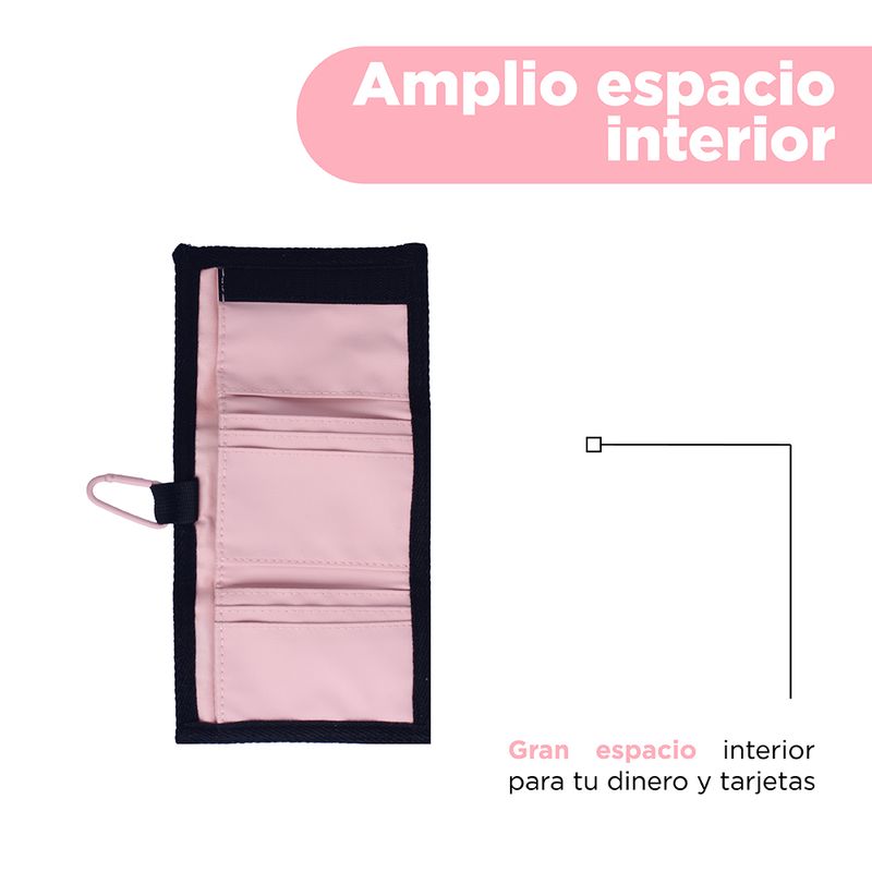 Cartera-de-Tela-con-Mosqueton-Serie-Miniso-Rosa-4-25713