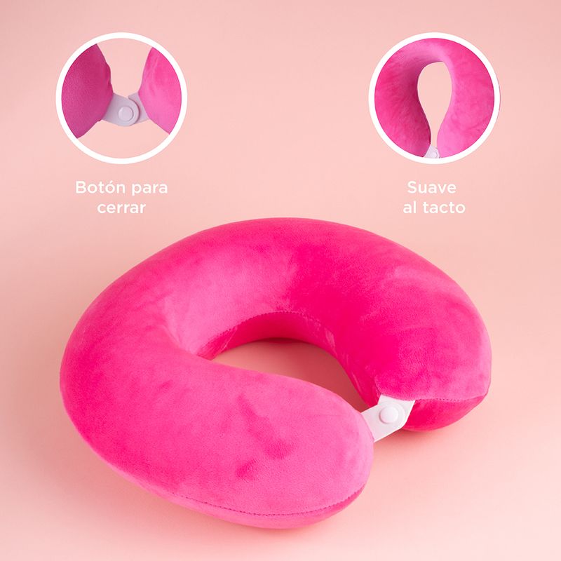 Almohada-de-Viaje-para-el-Cuello-de-Espuma-Viscoelastica-Rosa-6-25725