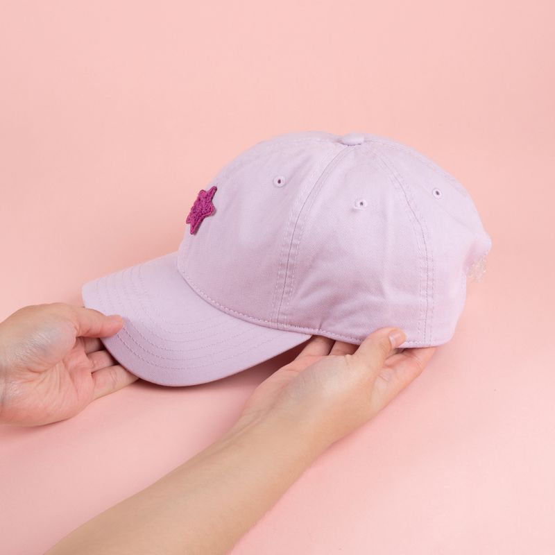 Gorra-de-Beisbol-Bordada-Estrella-Serie-Miniso-Lila-2-25722