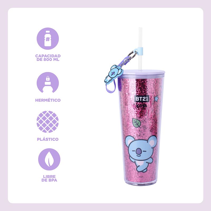 Vaso-Plastico-de-Doble-Pared-con-Pitillo-800-Ml-Koya-Serie-Bt21-3-25819
